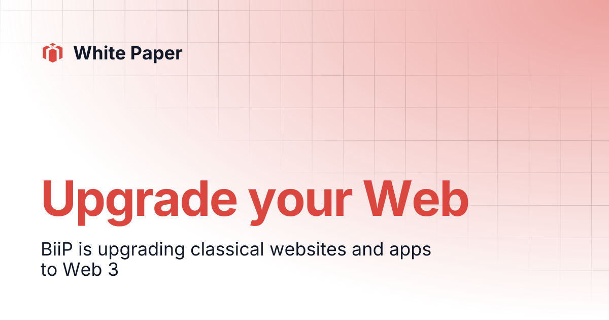 Upgrade your Web | White Paper